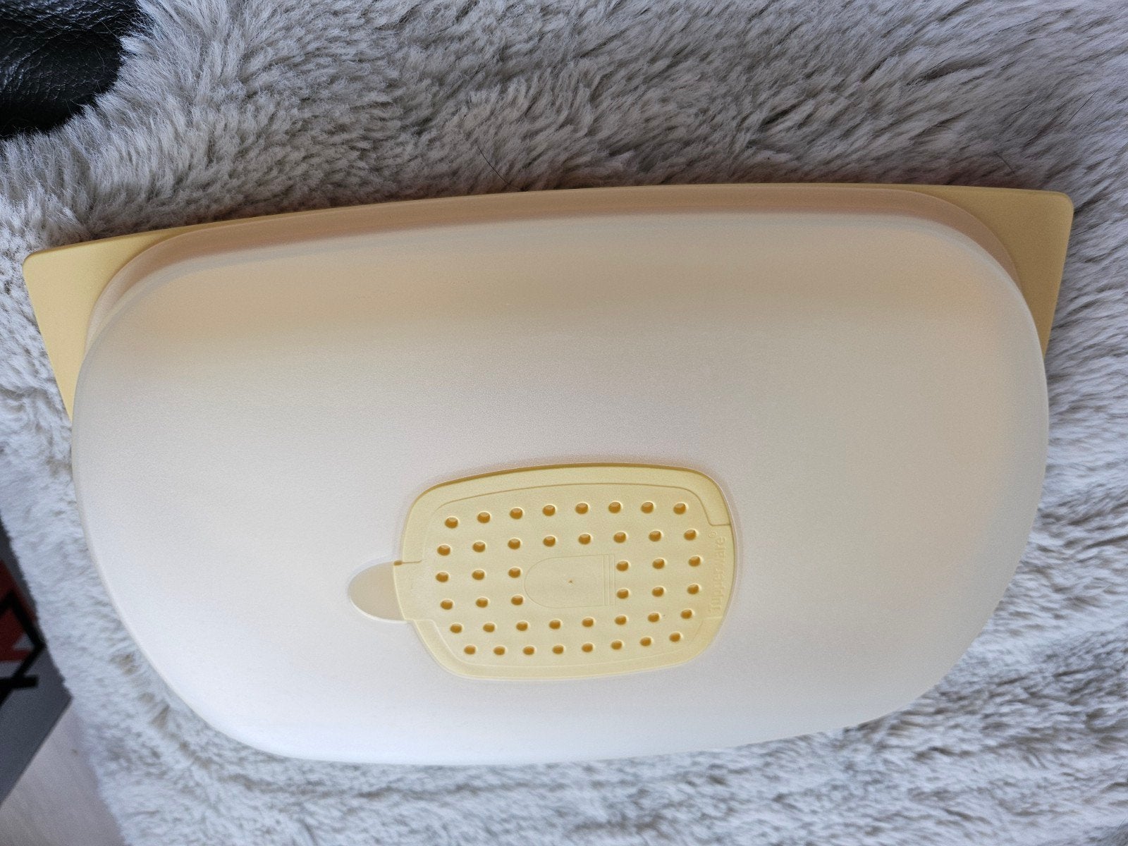 Nieuwe bewaarbox voor kaasplakken van Tupperware, Ophalen of Verzenden, Nieuw, Geel, Overige typen