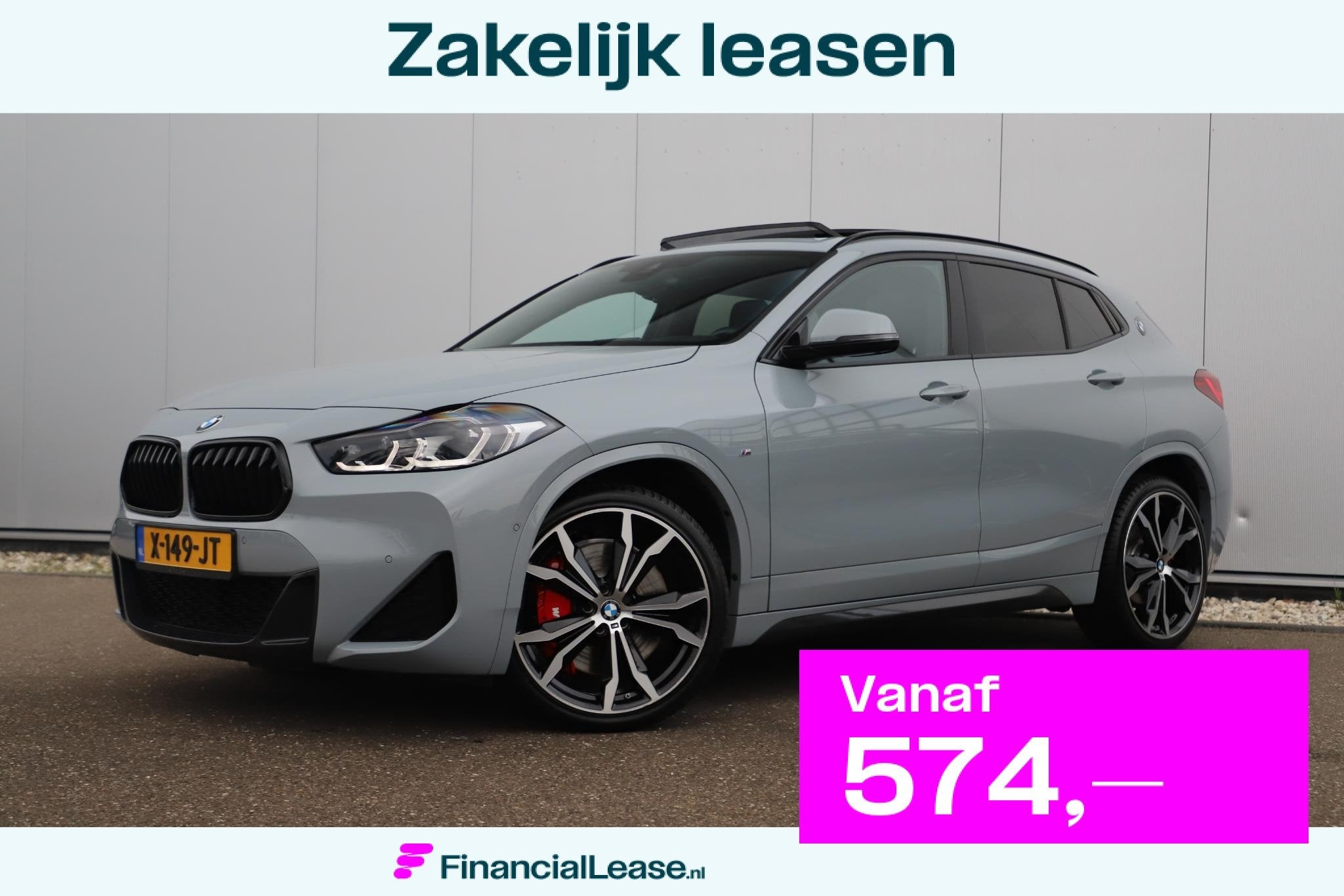 BMW X2 sDrive20i M Sport Business Edition Plus Automaat Pano, 1998 cc, X2, 4 cilinders, Met garantie (alle)