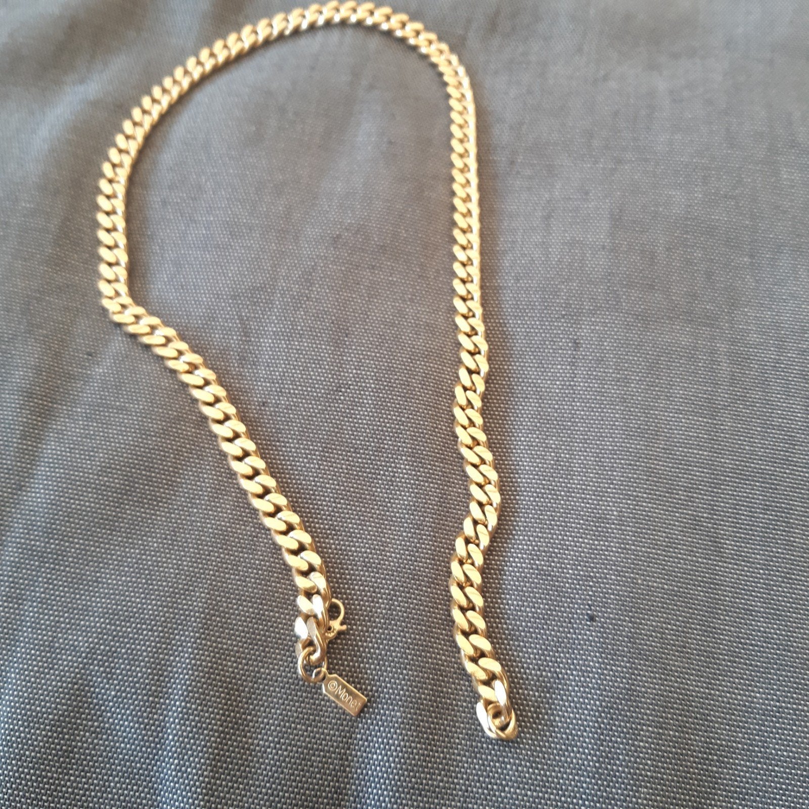 Monet Gouden Ketting - Zo goed als nieuw, Ophalen, Zo goed als nieuw, Goud, Overige materialen