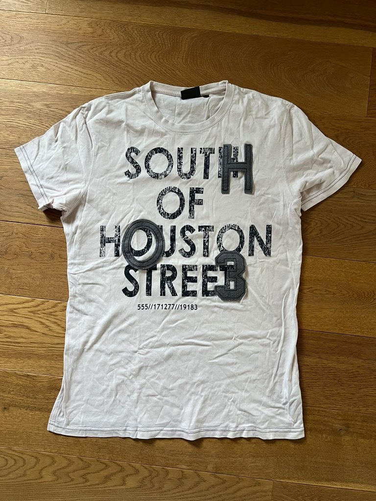 Tshirt heren Sutherland maat XL tekst: South of Houston, Ophalen of Verzenden, Maat 56/58 (XL)