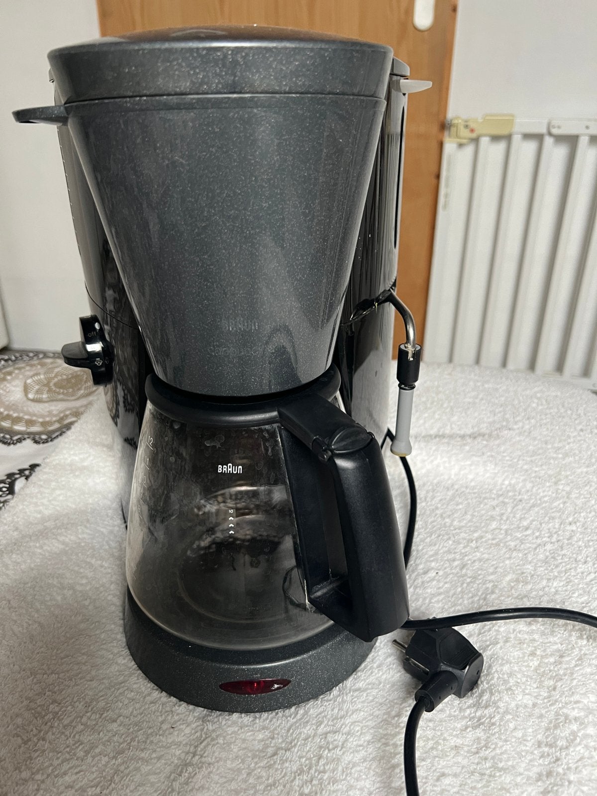 Braun koffiezetapparaat, Witgoed en Apparatuur, Koffiezetapparaten, Gebruikt, 10 kopjes of meer, Koffiemachine, Gemalen koffie