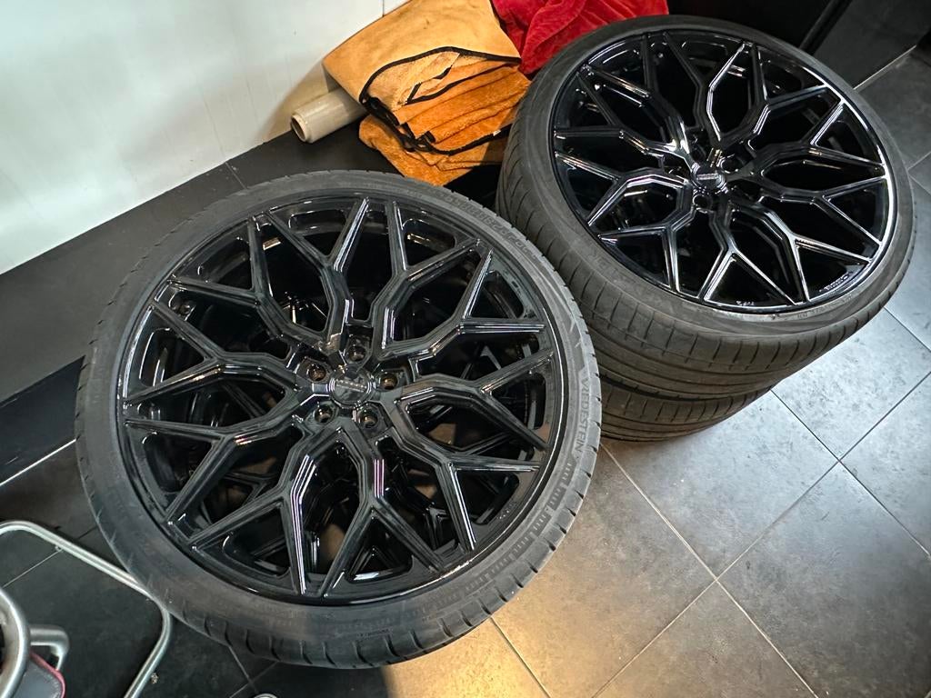 Originele 24 inch Vossen HF-2 Range Rover (Sport) Defender, Auto-onderdelen, Banden en Velgen, Ophalen, Gebruikt, 295 mm, Banden en Velgen