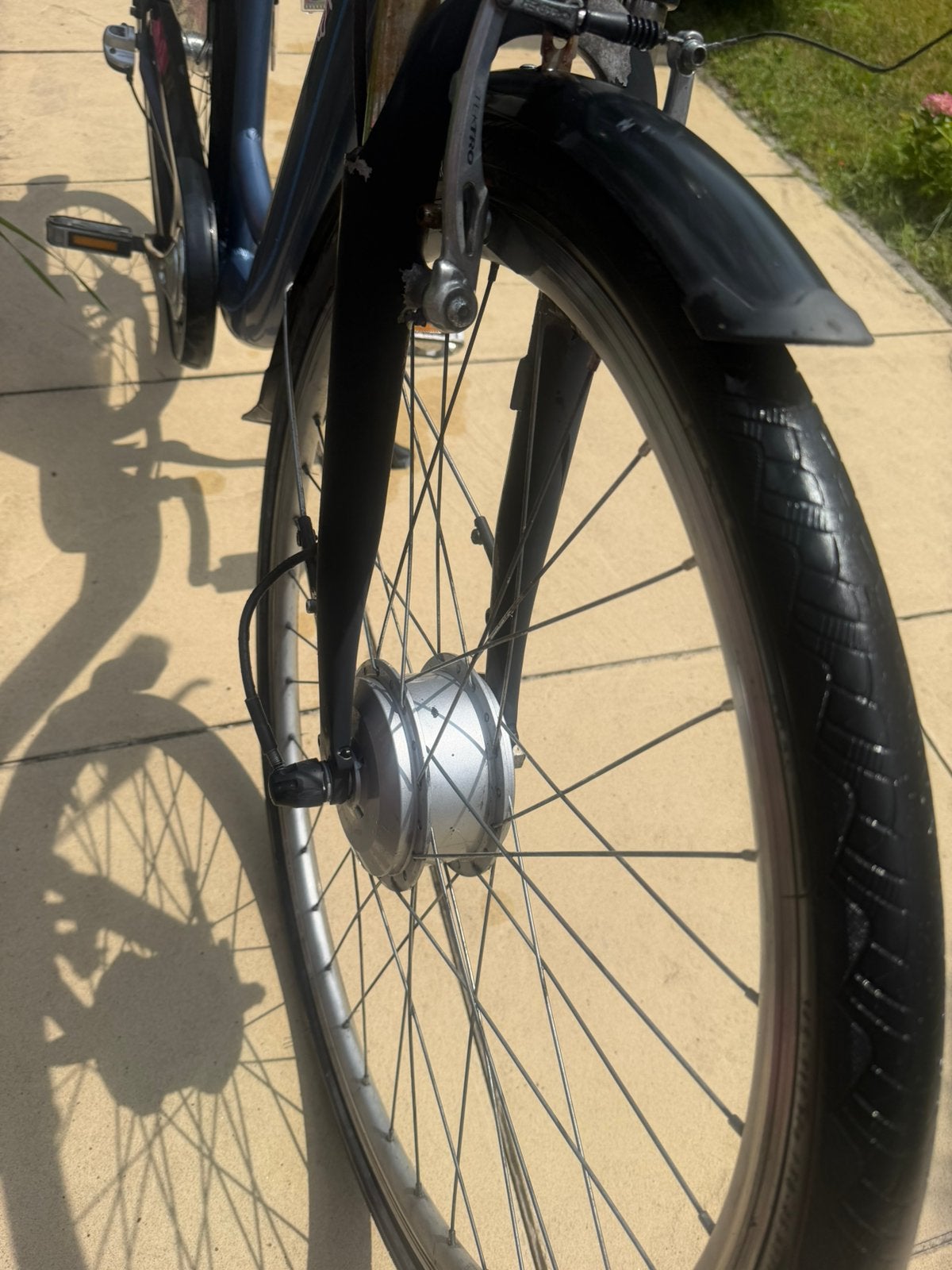 Saoi-Popol  elektrische Fiets lichtblauw en 3 jaar oud ,, Overige merken, Gebruikt, Ophalen of Verzenden, 51 tot 55 cm