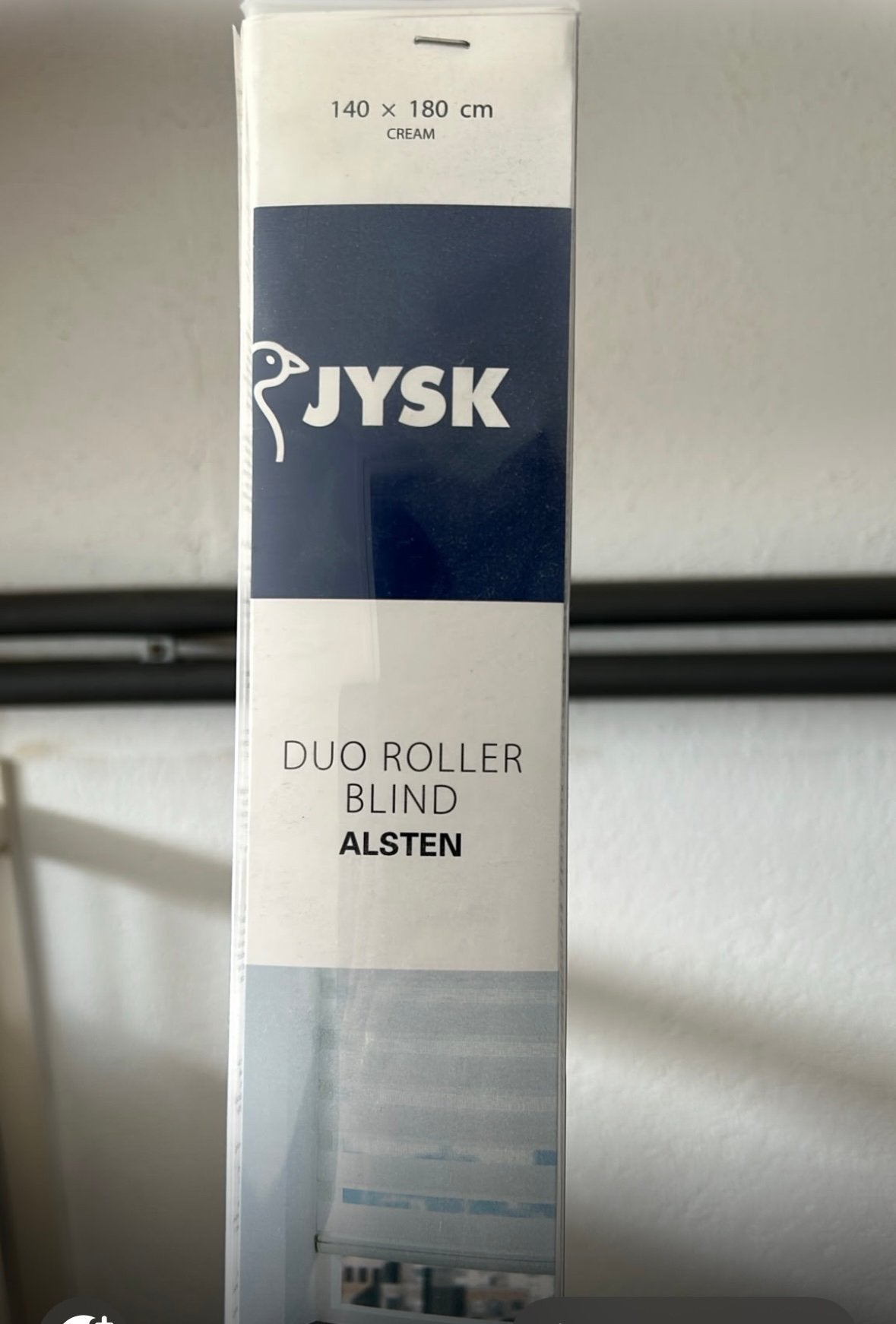 Rolgordijn duo, Huis en Inrichting, Stoffering | Gordijnen en Lamellen, 100 tot 150 cm, Wit, Zebra wit, Nieuw