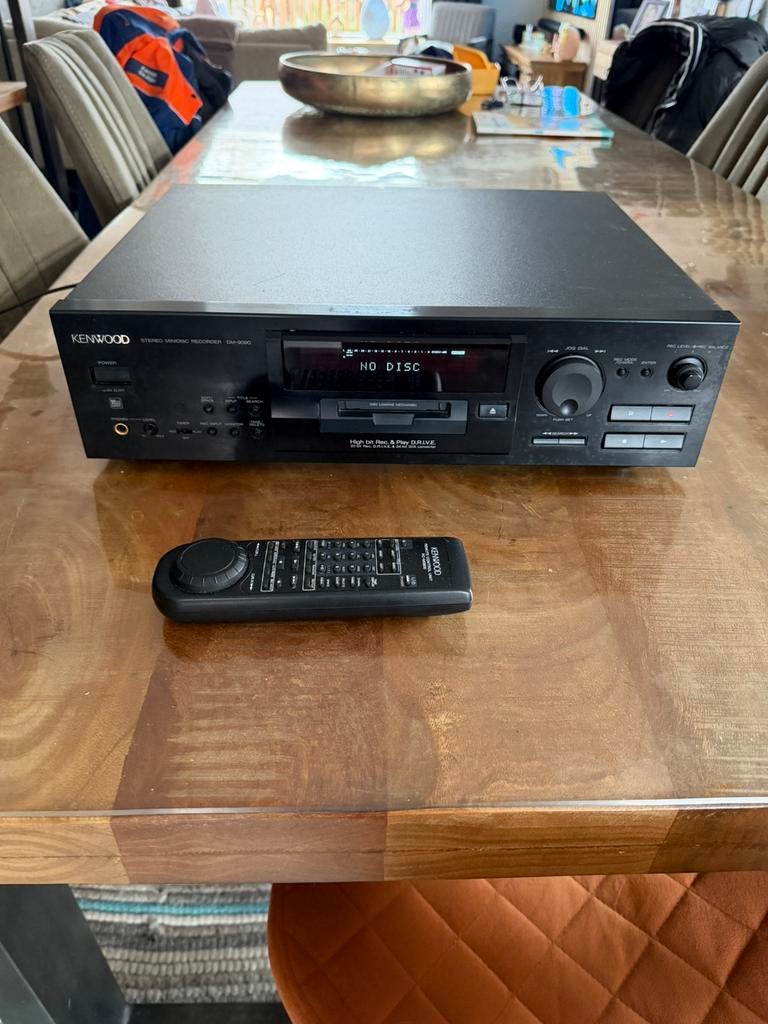 Kenwood minidisc DM-9090 high end, Audio, Tv en Foto, Walkmans, Discmans en Minidiscspelers, Ophalen of Verzenden, Minidisc-recorder