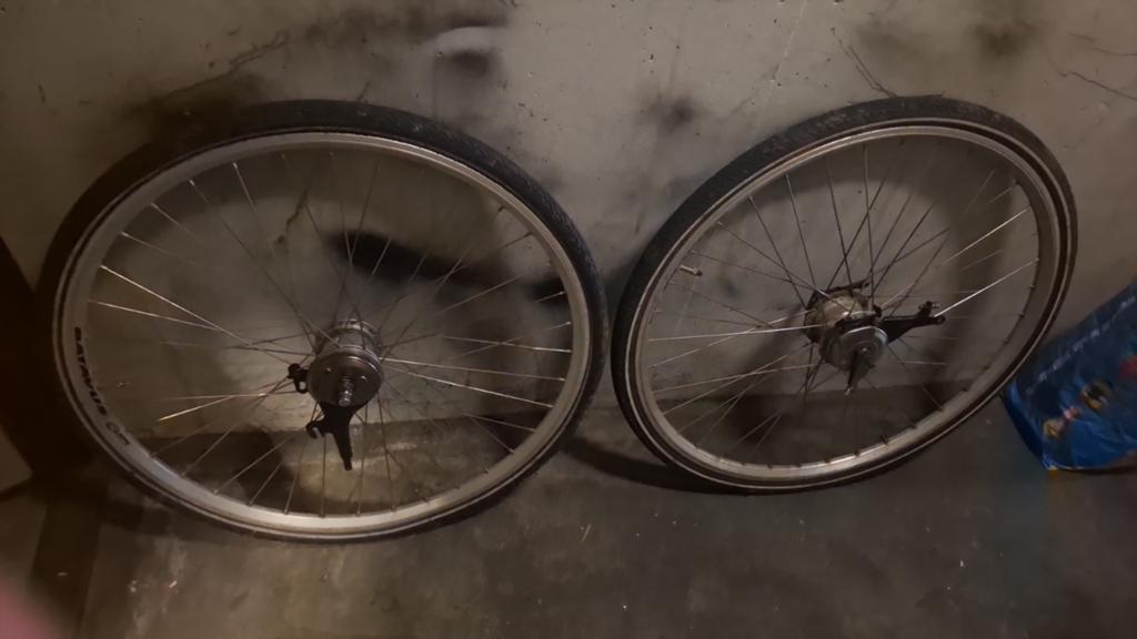 Set wielen 28 inch 7 versnellingen, Fietsen en Brommers, Fietsonderdelen, Ophalen of Verzenden