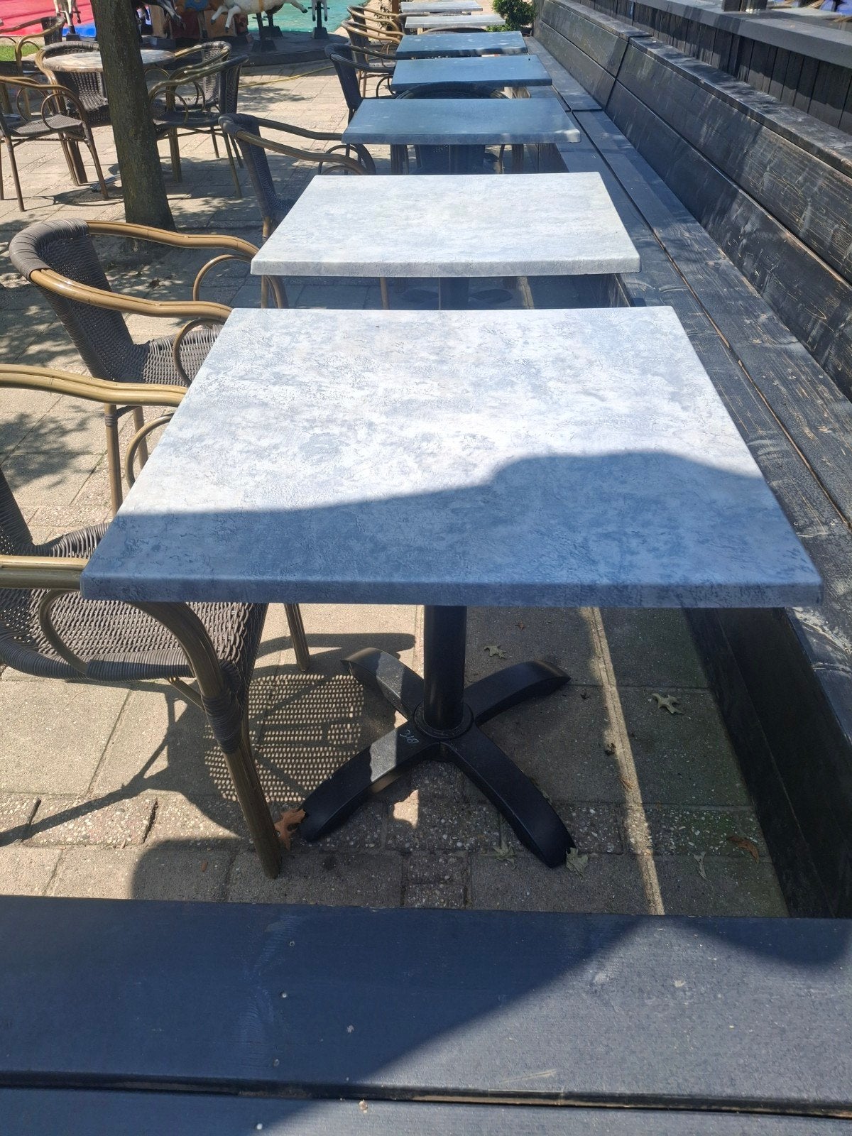 Terrastafel horeca, Ophalen, Rechthoekig