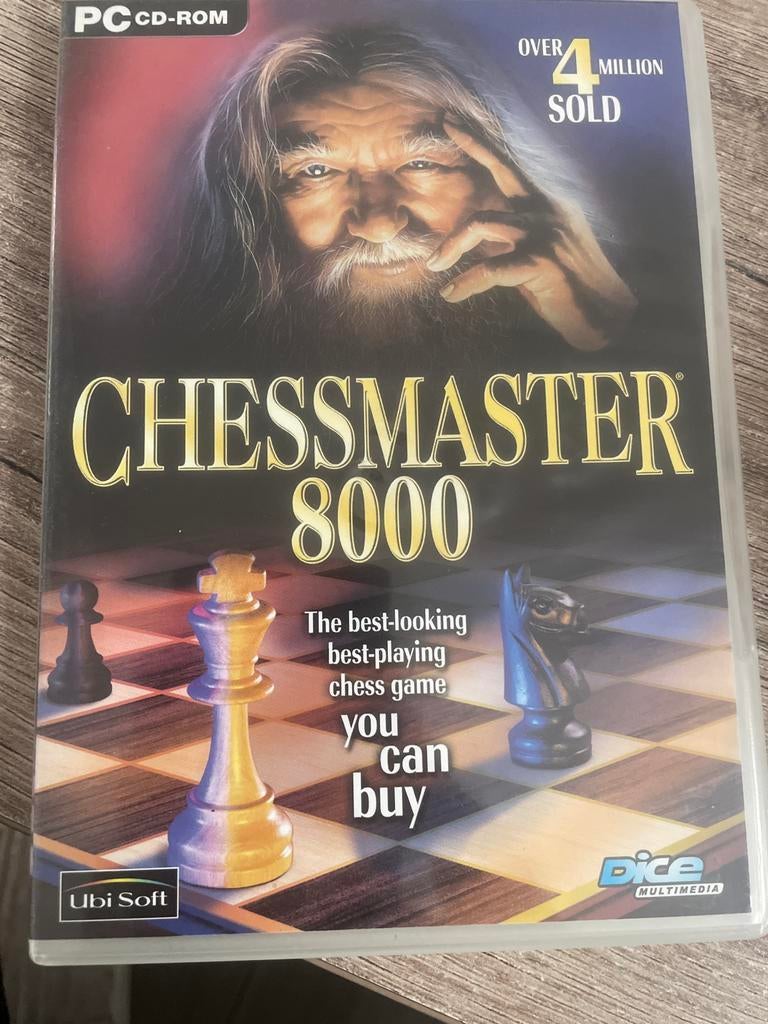 Chessmaster 8000 PC CD-ROM, Spelcomputers en Games, Gebruikt, Overige genres, 1 speler, Ophalen of Verzenden