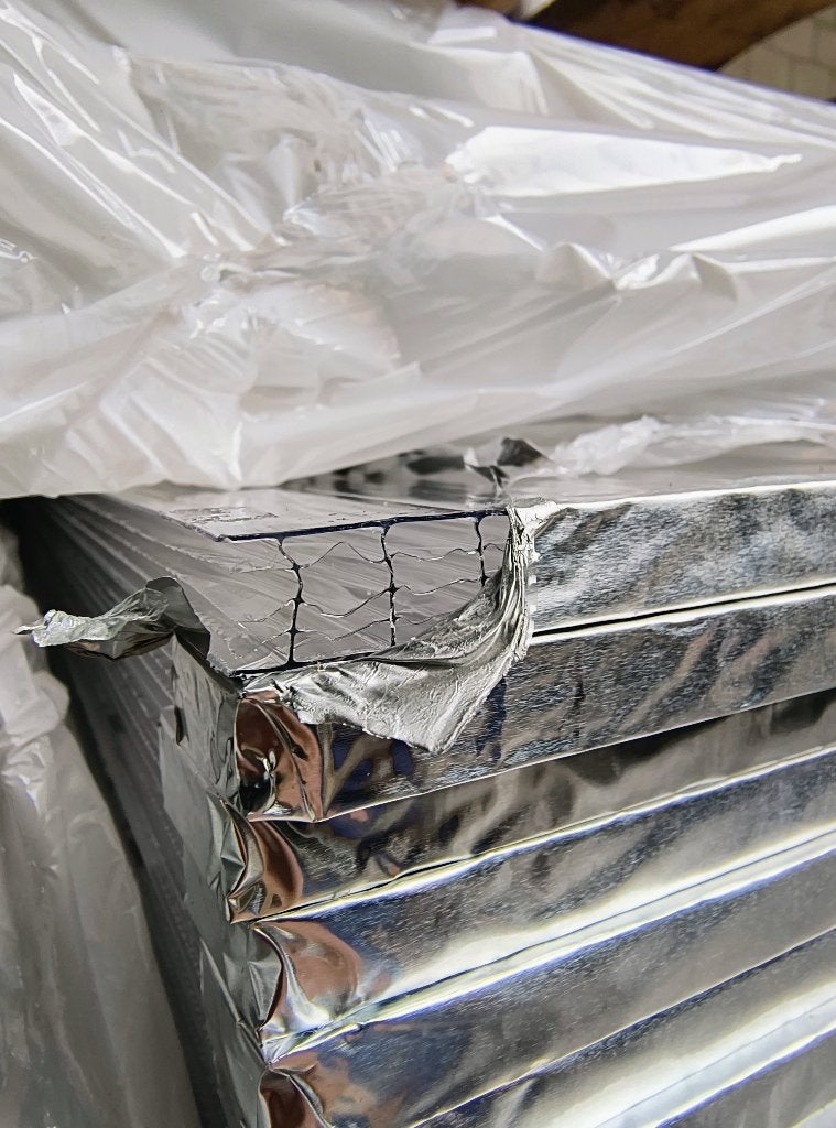 NWE GLASHELDERE POLYCARBONAAT KANAALPLATEN +/- 150x105x1cm, Doe-het-zelf en Verbouw, Ophalen, Nieuw, Overige materialen, Minder dan 20 mm
