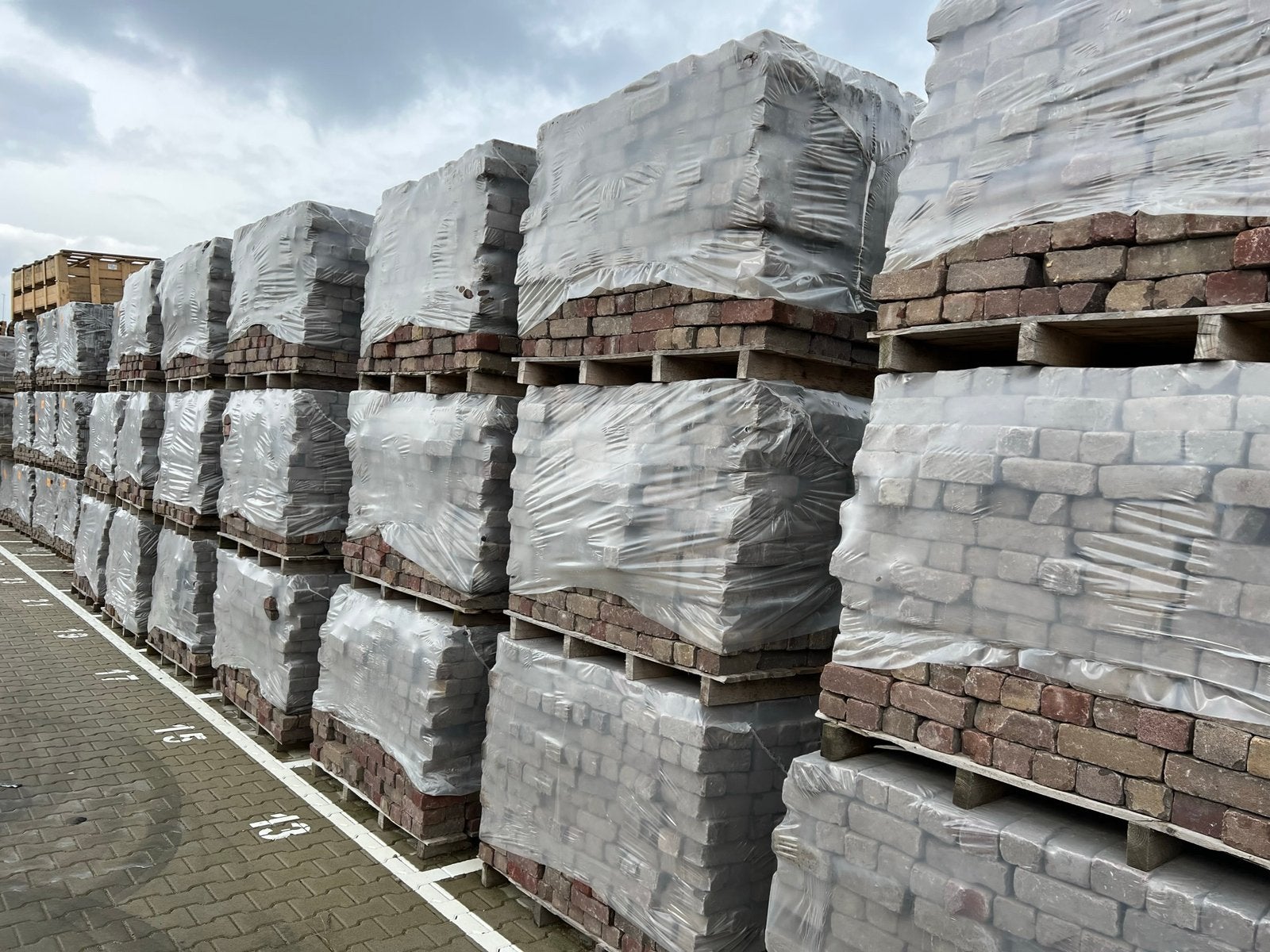 Gebakken stenen mooie oude 10 duimers, Ophalen of Verzenden, Gebruikt