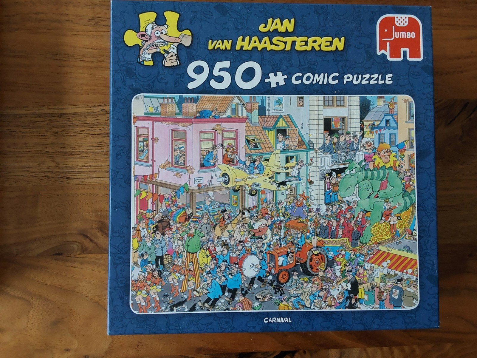Jan van Haasteren puzzel, 950 stukjes, "carnaval", Hobby en Vrije tijd, Ophalen of Verzenden, 500 t/m 1500 stukjes, Zo goed als nieuw