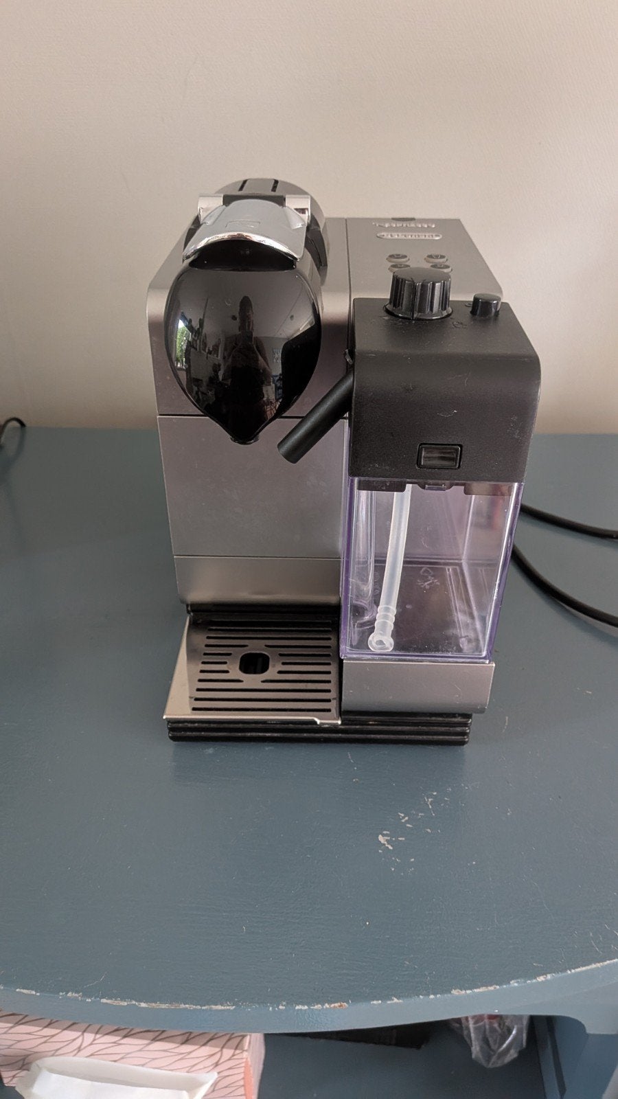 De Longhi  EN520.S, Ophalen of Verzenden, Gebruikt, Koffiemachine