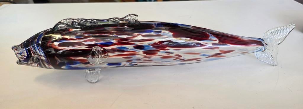 Decoratieve Glazen Vis, Antiek en Kunst, Ophalen of Verzenden