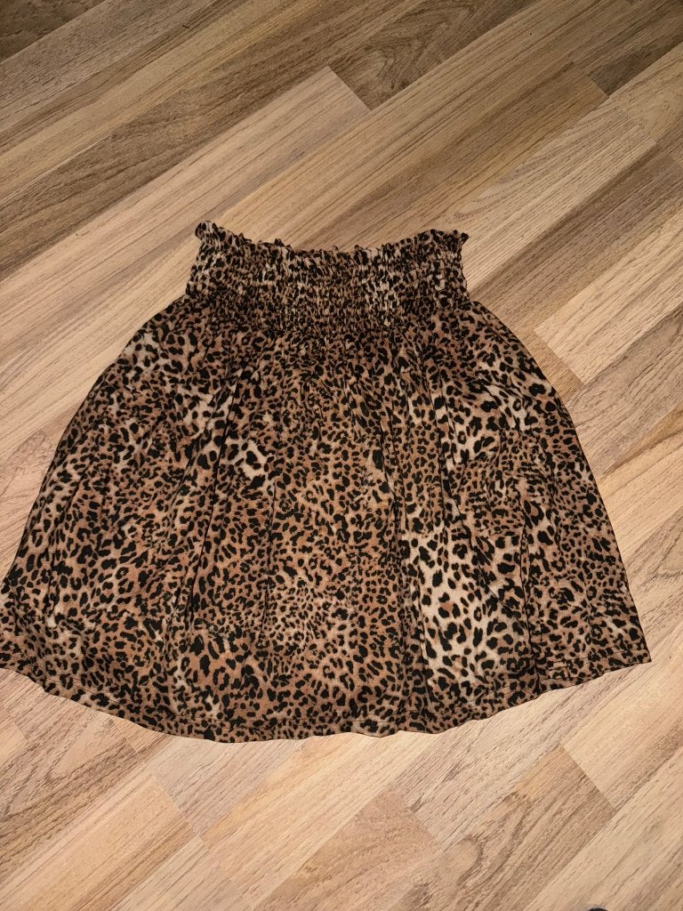 Lola meis rok rokje panterprint 158 164, Verzenden, Zo goed als nieuw, Meisje, Jurk of Rok