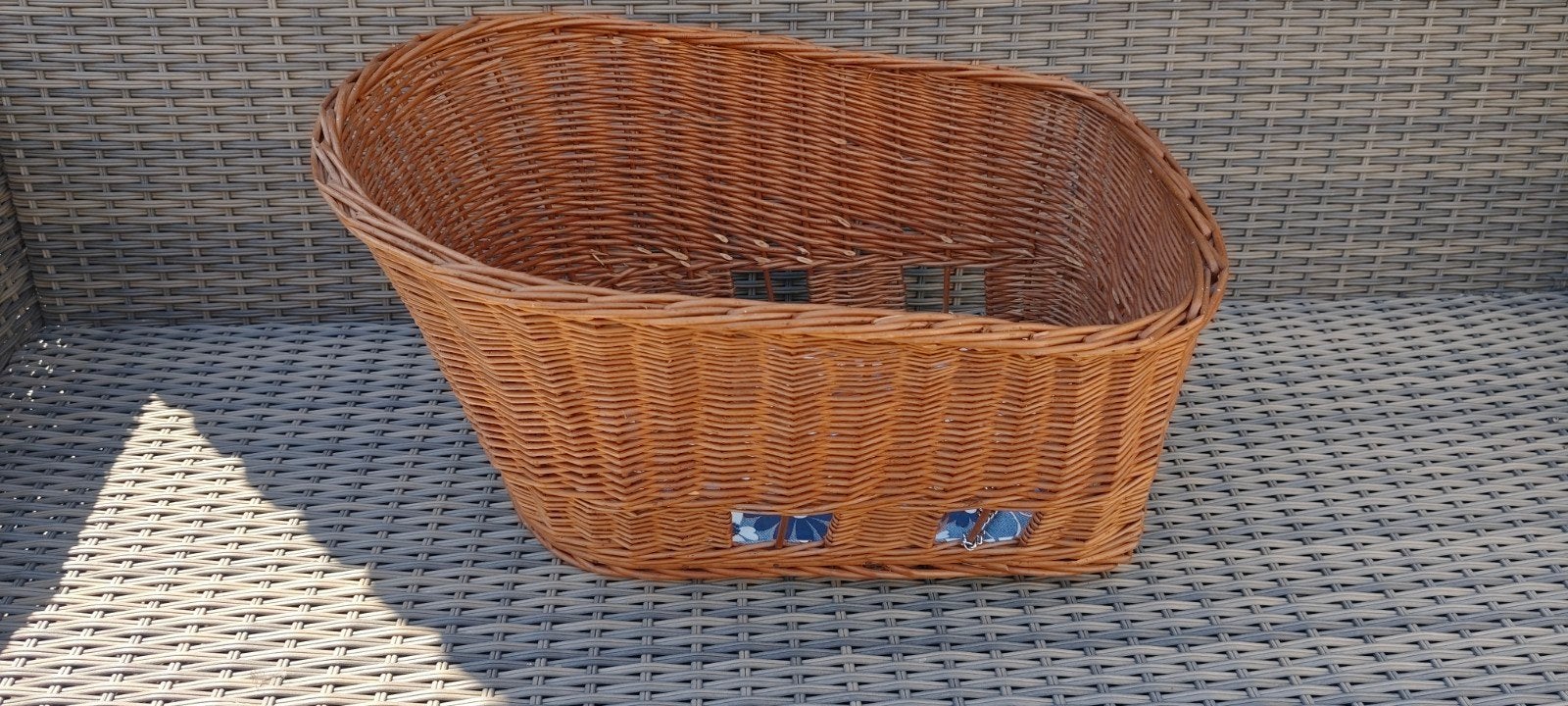 hondenmand voor achter op de fiets, Dieren en Toebehoren, Hondenmanden, Ophalen, Gebruikt, Riet