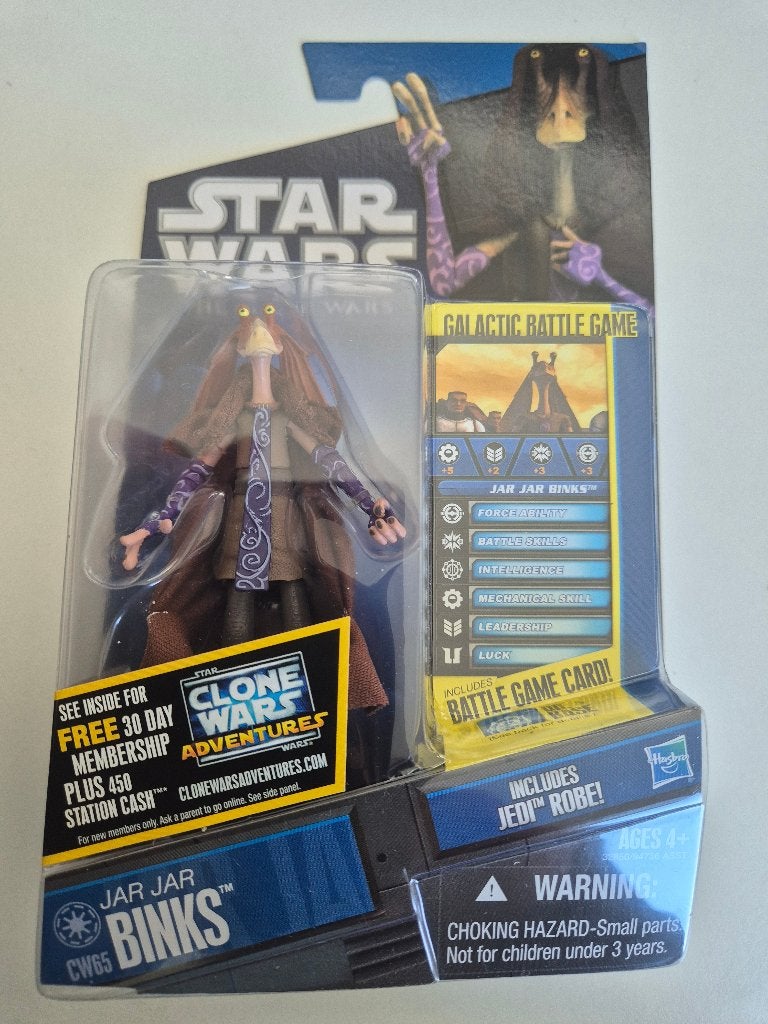 Star Wars CW 2010 CW65 Jar Jar Binks Gungan Represetative, Verzamelen, Ophalen of Verzenden, Nieuw, Actiefiguurtje