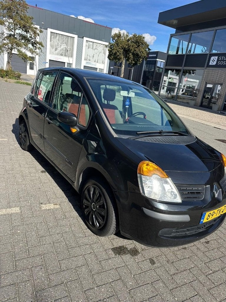 Renault Modus 1.2 16V 2006 Zwart, Voorwielaandrijving, 74 pk, 4 cilinders, 1055 kg