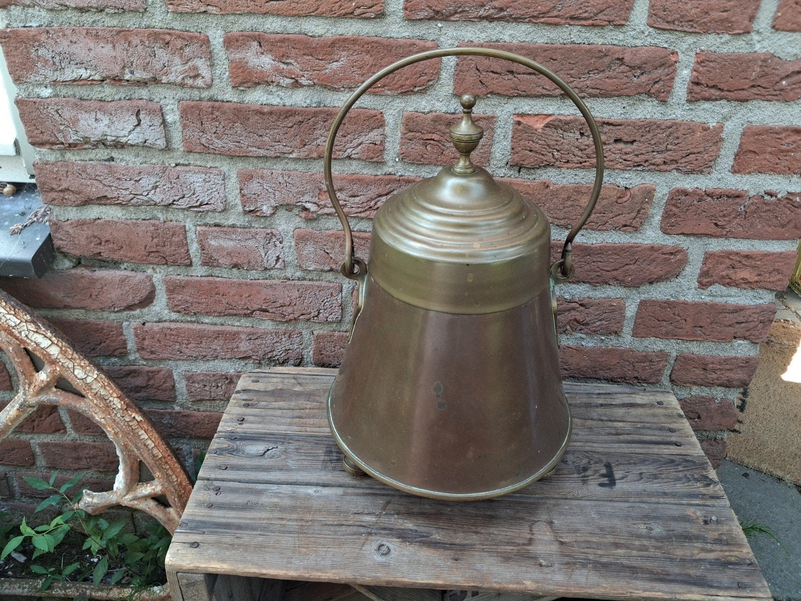 Antieke koperen doofpot, Antiek en Kunst, Antiek | Koper en Brons, Ophalen, Koper