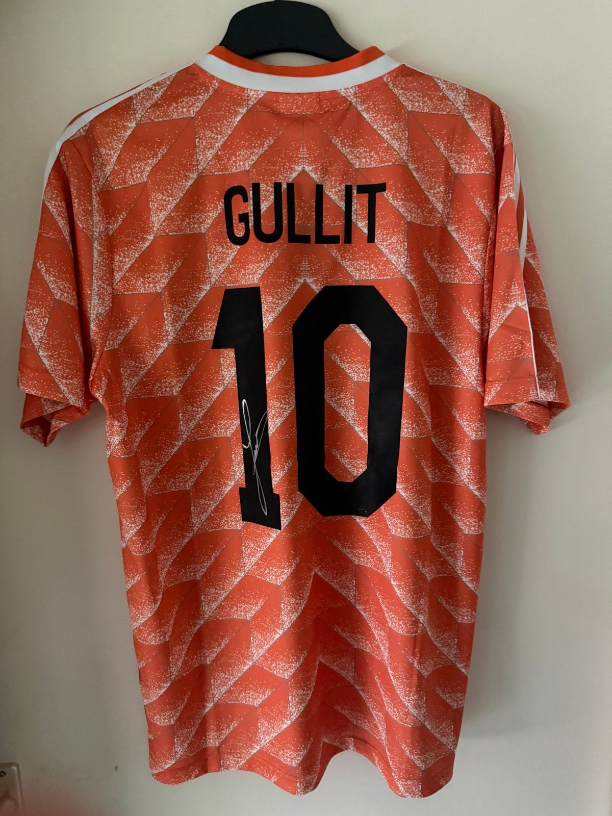 Gesigneerd Ruud Gullit shirt (EK 1988), Ophalen of Verzenden, Zo goed als nieuw, Voetbal