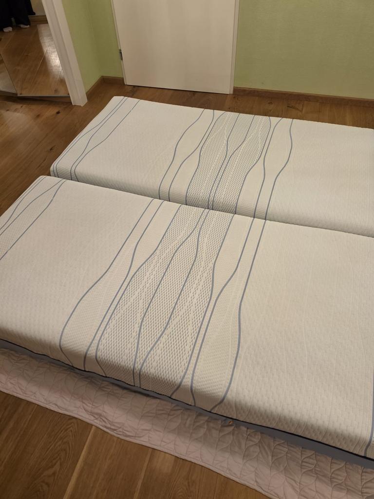 matrassen (2x90x200 cm), 90 cm, Eenpersoons, Ophalen of Verzenden, Zo goed als nieuw