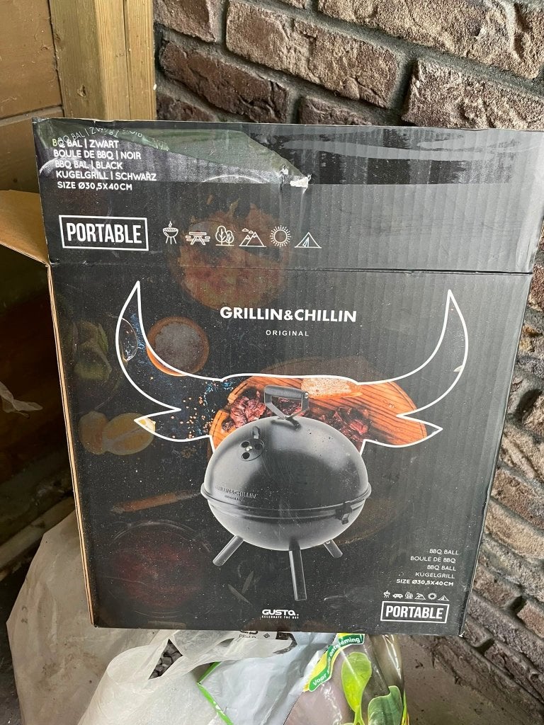 Gusta draagbare BBQ, Ophalen of Verzenden, Nieuw, Gusta Grillin&Chillin