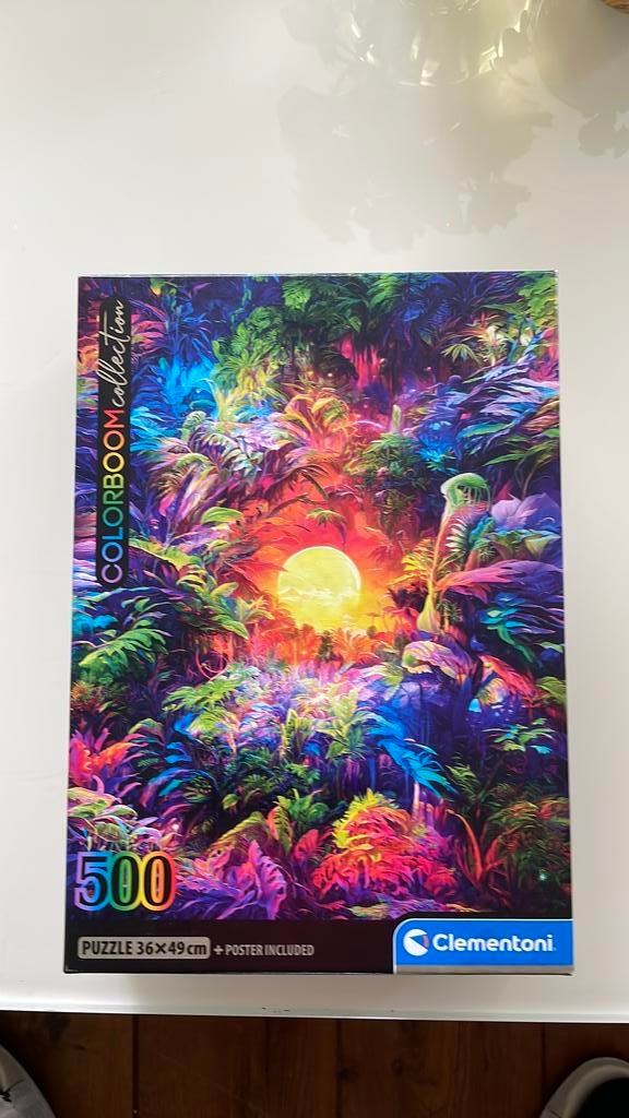 Puzzel 500 stukjes Clementoni, Ophalen of Verzenden, 500 t/m 1500 stukjes, Zo goed als nieuw