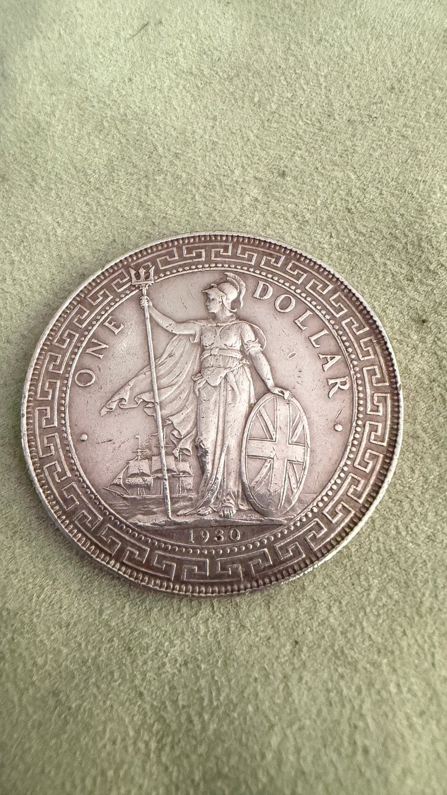 Great Britain UK 1930 TRADE DOLLAR in China $1 Silver, Ophalen of Verzenden