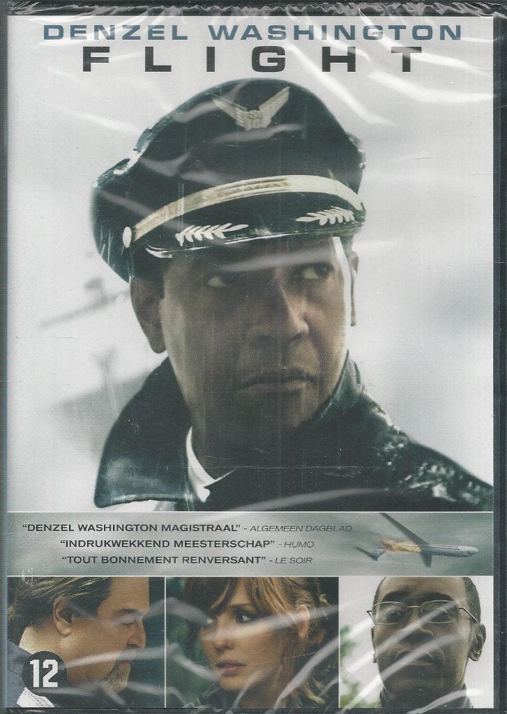 Flight met o.a. Denzel Washington, Ophalen of Verzenden, 1980 tot 2000, Actie en Avontuur, Nieuw in verpakking