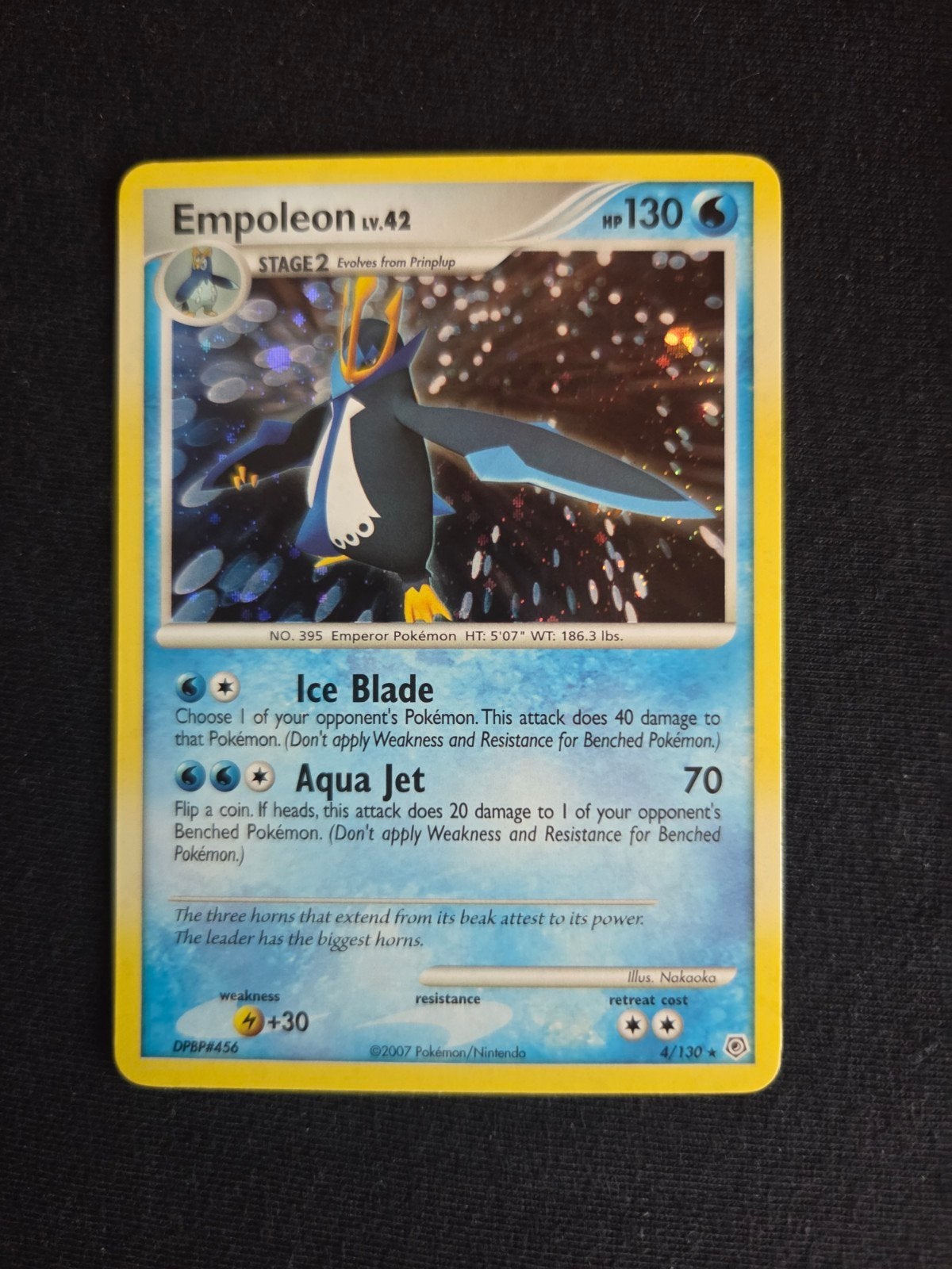 Empoleon Lv.42 Pokémon Kaart - DPBP#456, Ophalen of Verzenden, Gebruikt, Losse kaart