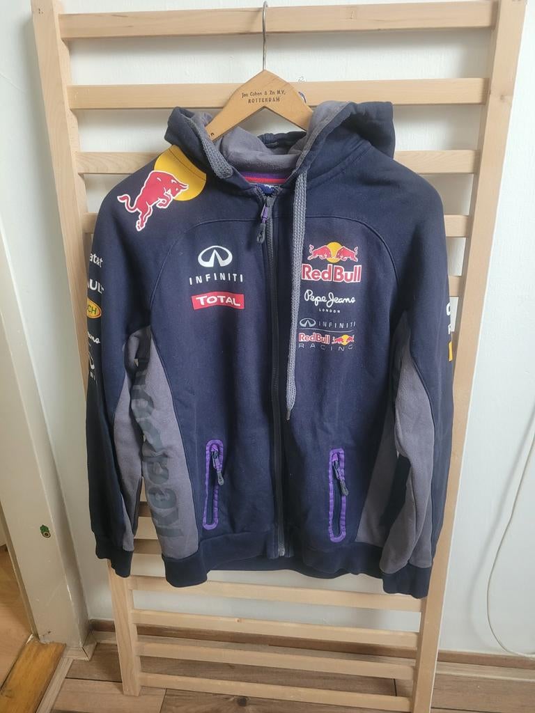 Red Bull Racing Hoodie Maat S, Blauw, Ophalen of Verzenden, Maat 46 (S) of kleiner, Gedragen