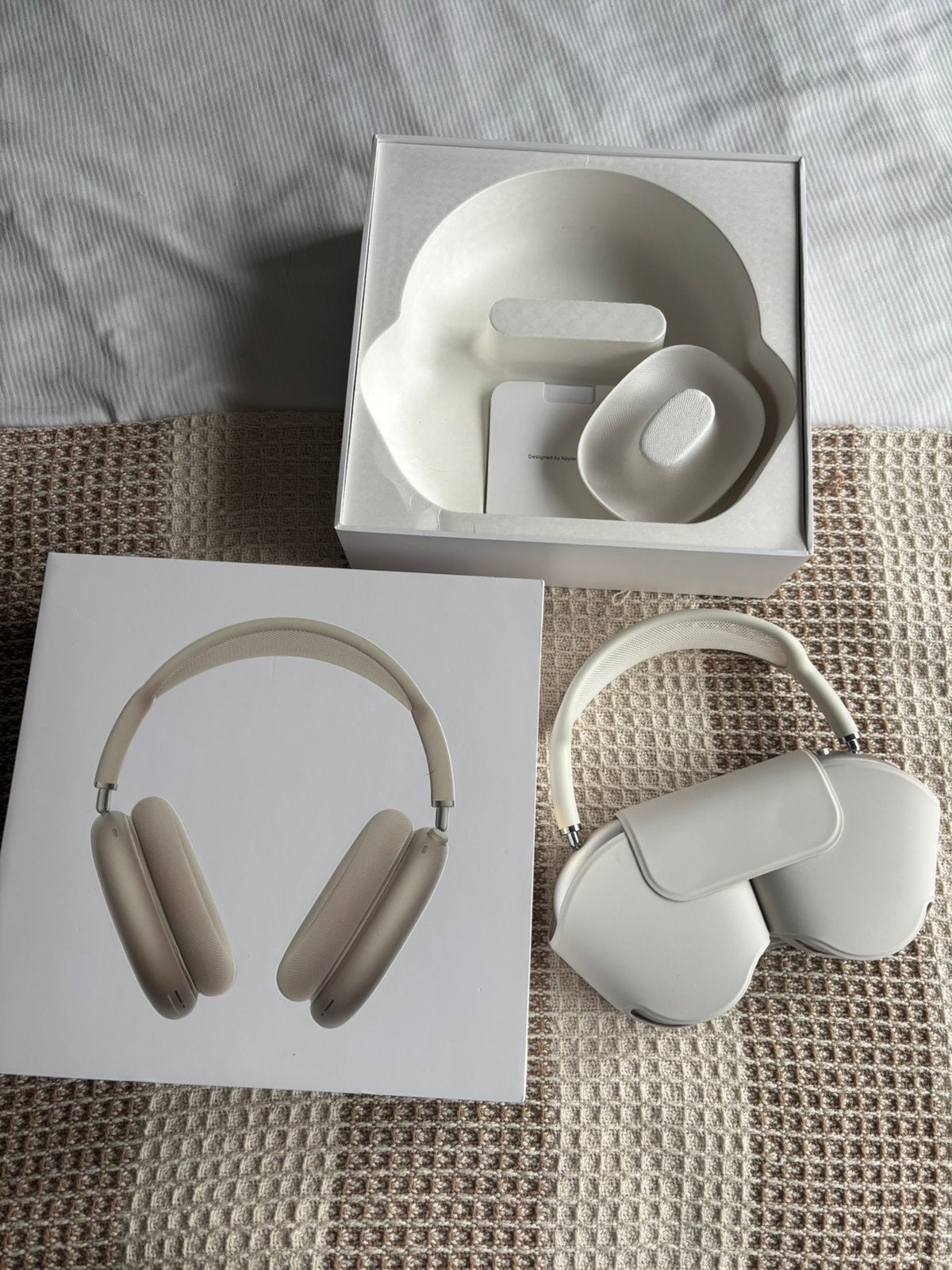 Apple Airpods Max USB-C Starlight, Draadloos, Overige typen, Ophalen of Verzenden, Zo goed als nieuw