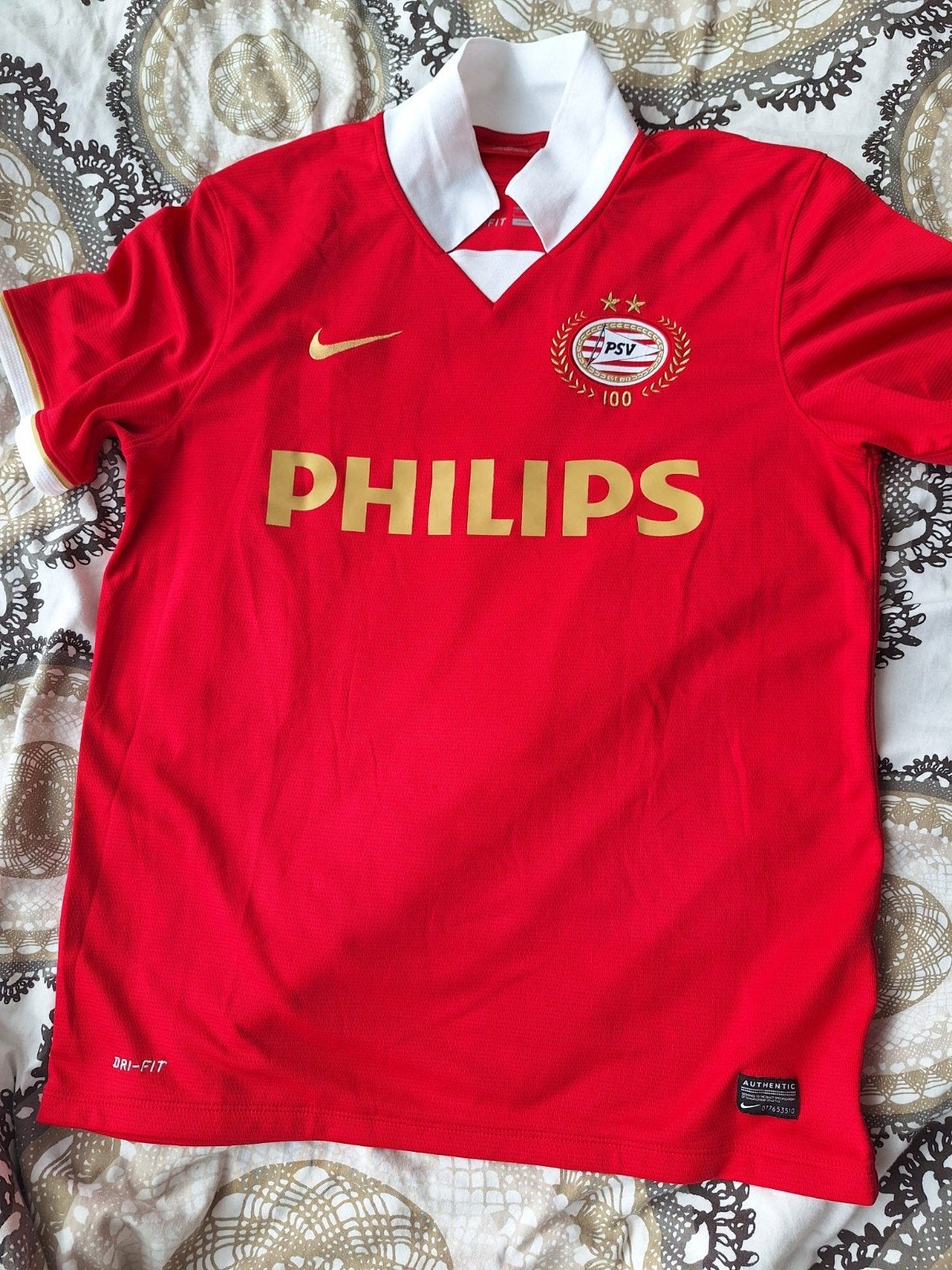 PSV Jubileumshirt 100 jaar, Maat L, Ophalen of Verzenden, Zo goed als nieuw, Shirt
