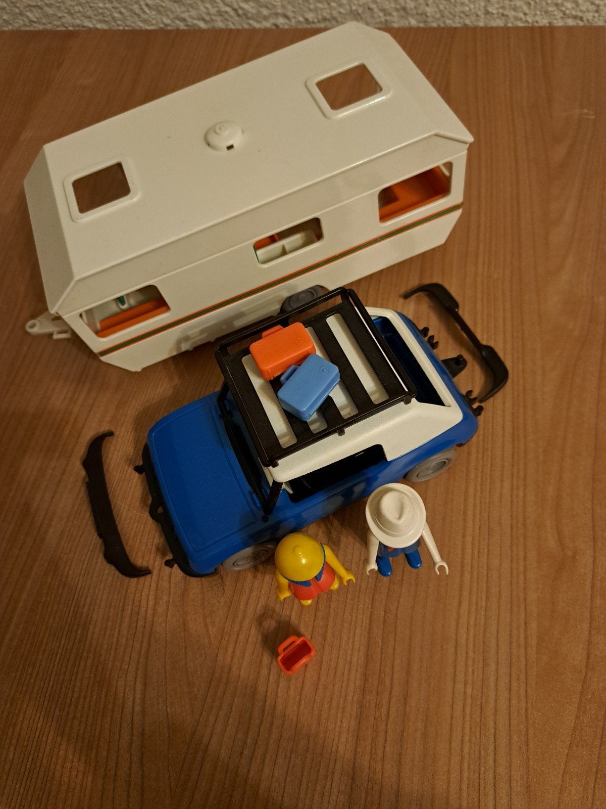 playmobil caravan auto vintage, Ophalen of Verzenden
