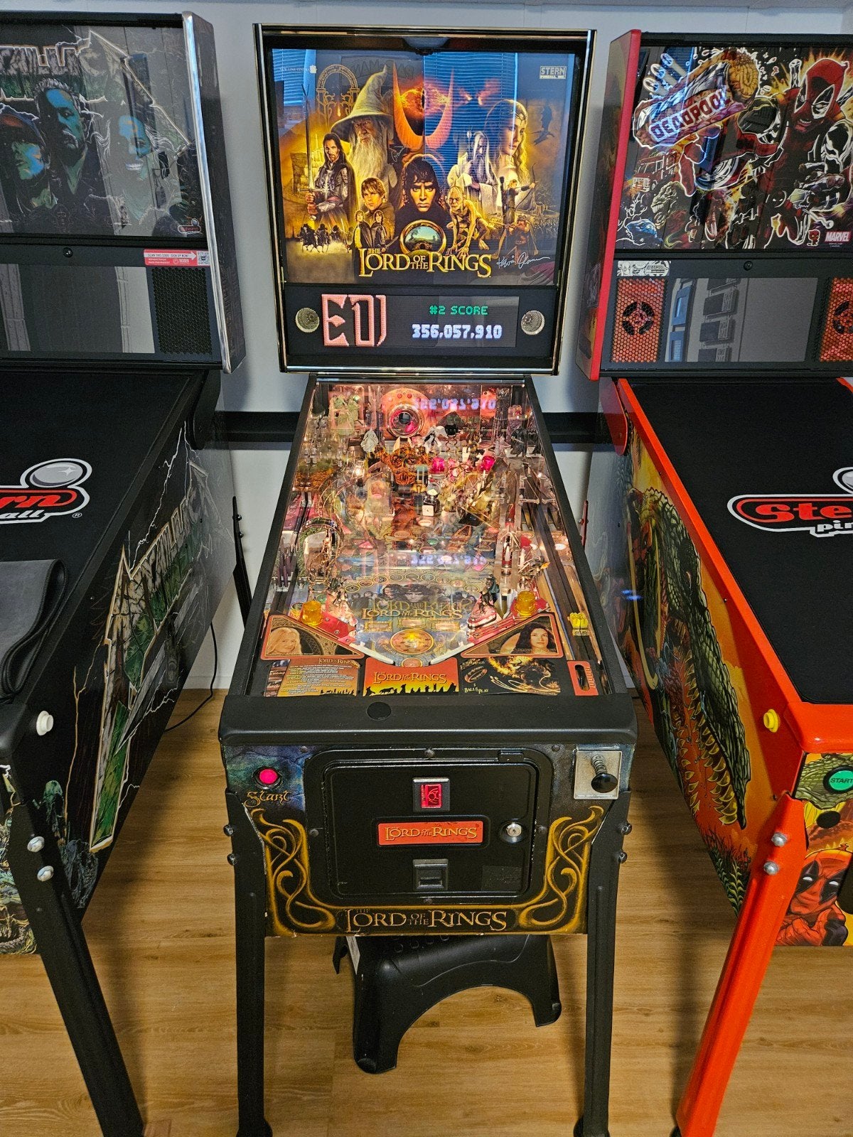 Lord of the Rings Flipperkast - Stern Pinball, Ophalen, Elektronisch, Stern, Zo goed als nieuw