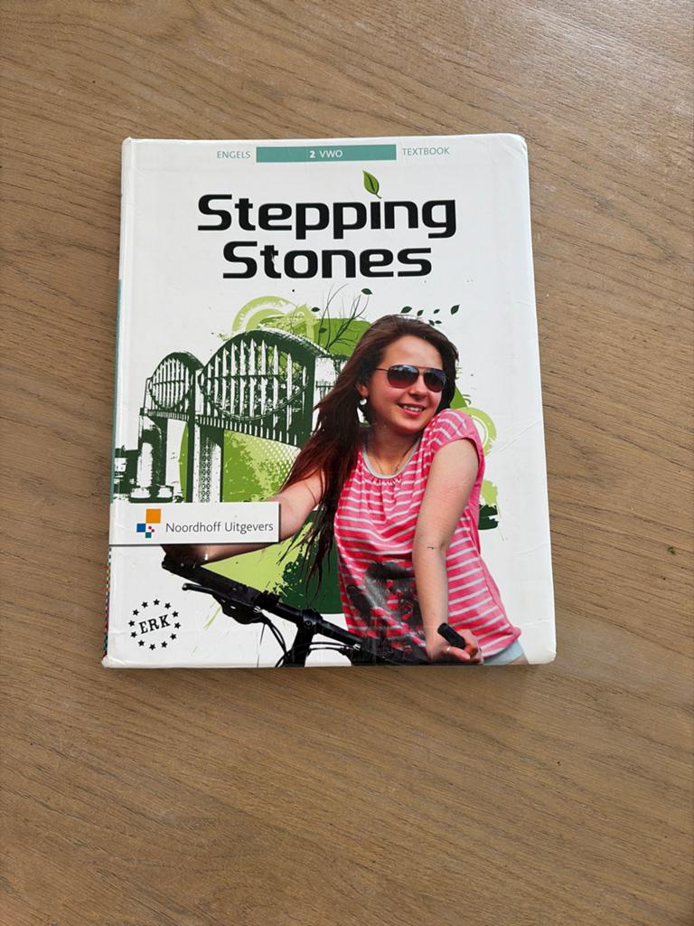 Stepping Stones Engels 2 VWO Textbook - Noordhoff, Ophalen of Verzenden, Alpha, Zo goed als nieuw