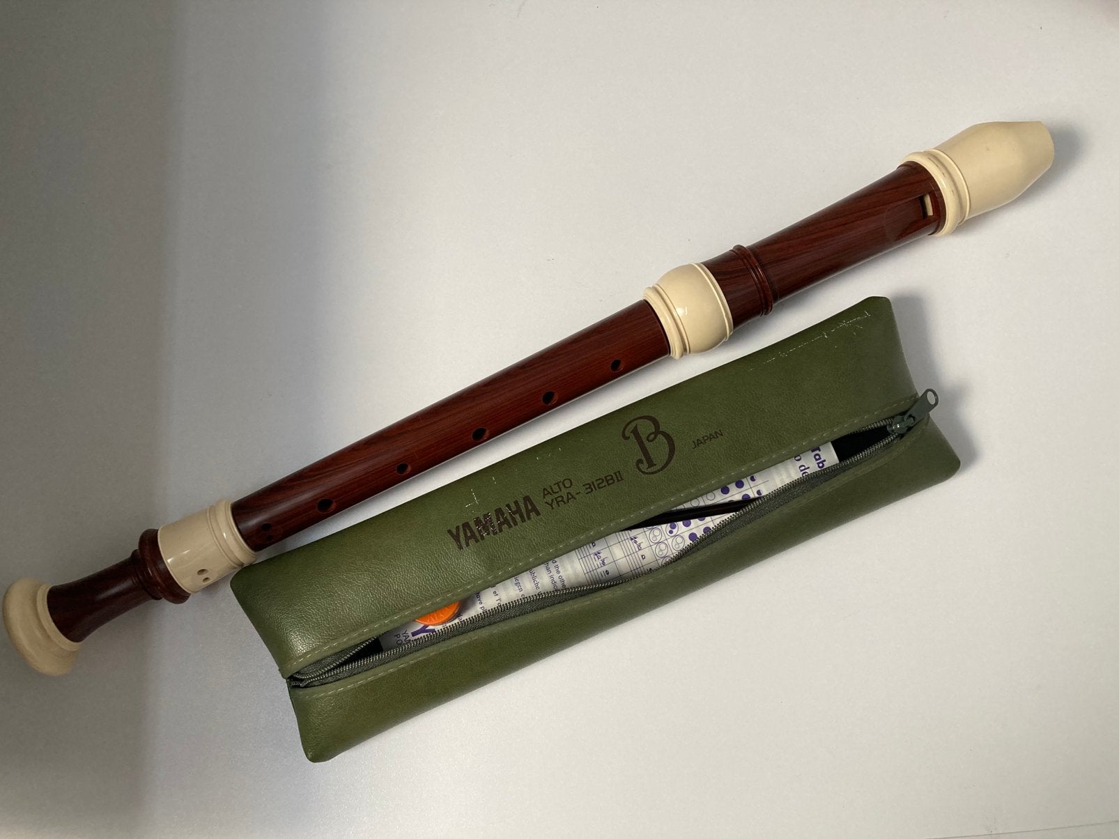 Yahama altblokfluit alto YRA 312BII, Muziek en Instrumenten, Ophalen, Gebruikt, Alt, Met koffer, hoes of etui