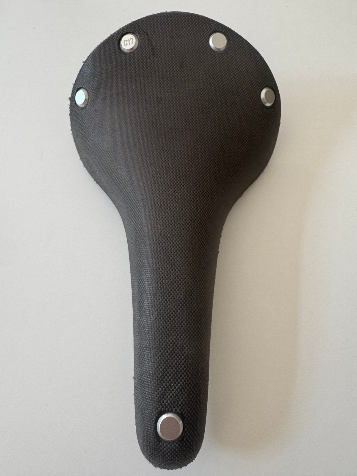 Brooks Cambium C17, Gebruikt, Ophalen of Verzenden, Rubber, Zadel