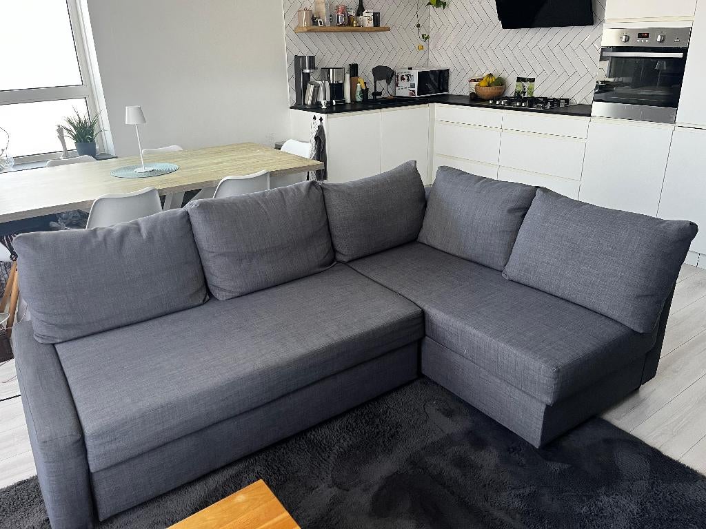 Ikea Corner Sofa Bed with Storage, Huis en Inrichting, Banken | Bankstellen, Ophalen, Overige materialen, Gebruikt, 125 tot 150 cm