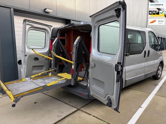 Opel Vivaro 2.0 CDTI L1H1 DC met ROLSTOELLIFT 5 pers., Auto's, Euro 5, Stof, Zwart, 4 cilinders