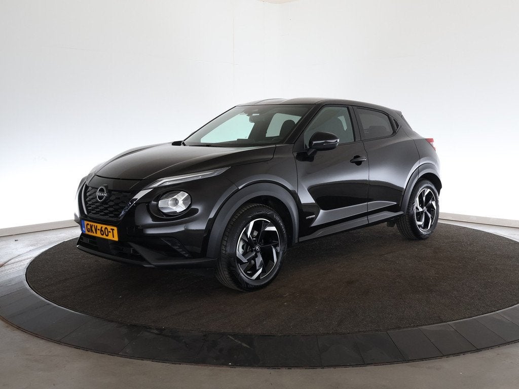 Nissan Juke 1.6 Hybrid N-Connecta | Keyless | Carplay | Came, Auto's, Nissan, Automaat, Stof, Gebruikt, 4 cilinders