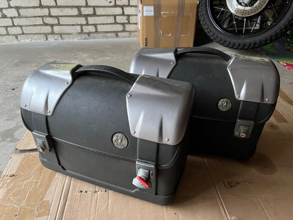 HEPCO& BECKER kofferset oldtimer, Motoren, Ophalen of Verzenden, Gebruikt