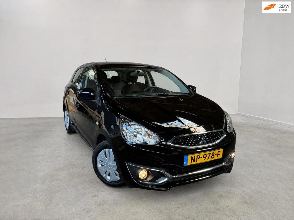 Mitsubishi Space Star 1.0 Cool+|1E EIG.|LAGE KM|NAP|AIRCO|EL, Voorwielaandrijving, Stof, Gebruikt, Zwart