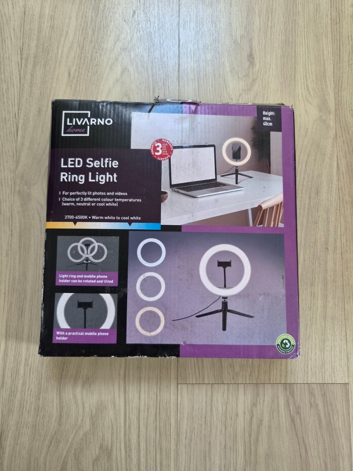 LIVARNO home LED Selfie Ring Light, Overige merken, Overige typen, Ophalen of Verzenden, Nieuw
