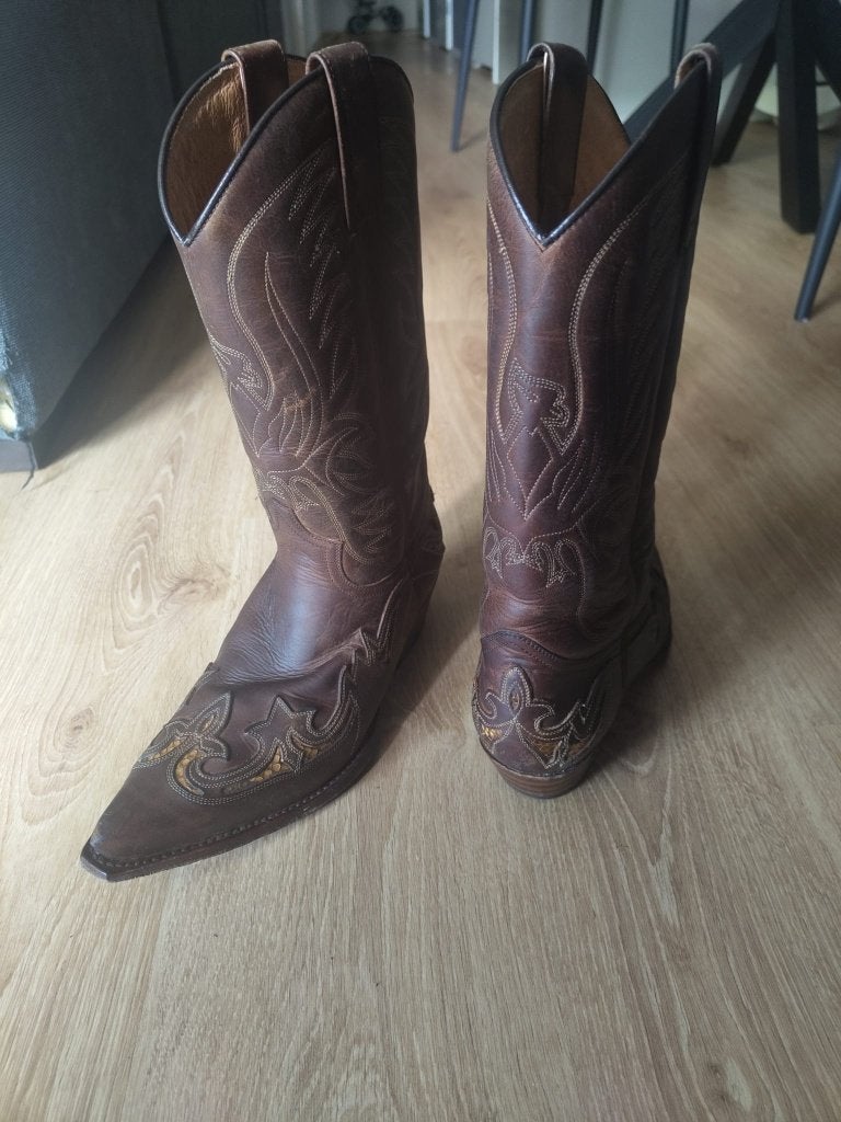Cowboy laarzen ophalen, Ophalen, Sendra, Bruin, Boots