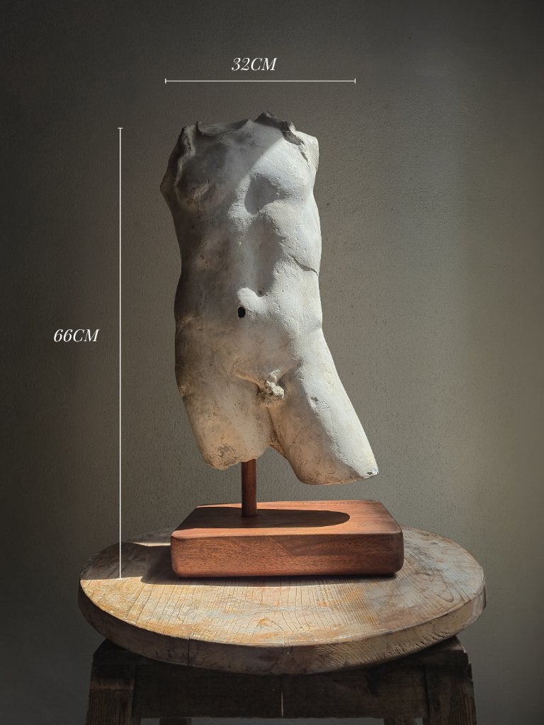 Gipsen beeld Efebo – Academische Studie, Antiek en Kunst, Ophalen, Handgemaakt, Gips, 50 - 100 cm