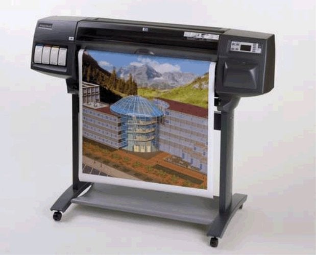HP DesignJet 1050C A0-plotter met inktvoorraad, Ophalen, Gebruikt, Inkjetprinter, Printer