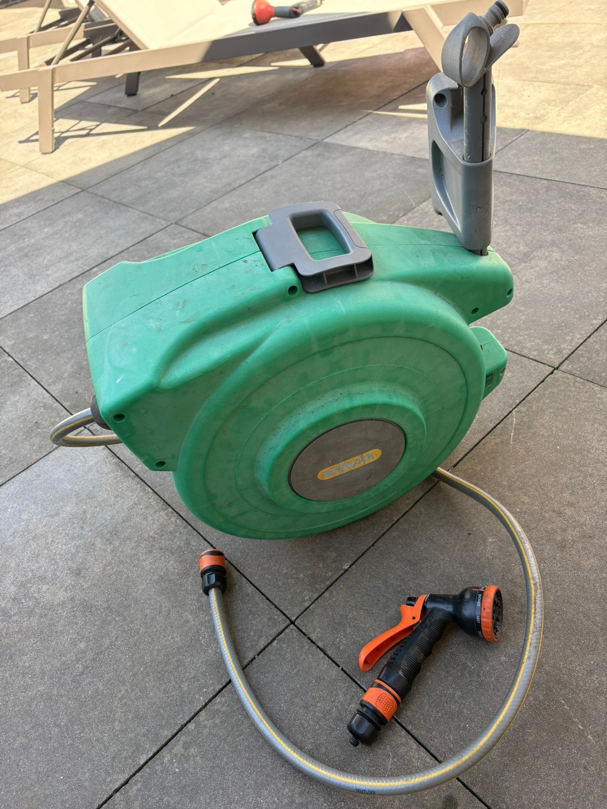 Hozelock 15 meter tuinhaspel, Tuin en Terras, Tuinslangen, Ophalen, Gebruikt, Overige typen