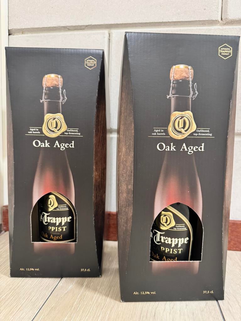 La Trappe Quadrupel Oak Aged Batch 50 – Jubileumeditie, Verzamelen, Biermerken, Ophalen of Verzenden