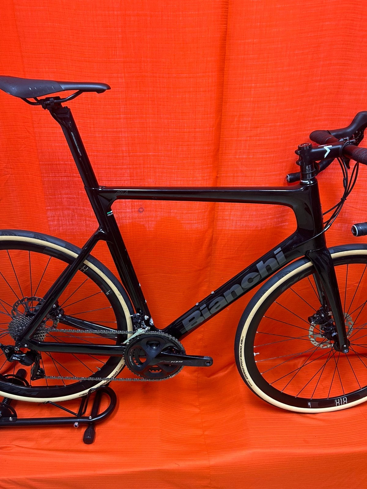 Bianchi aria maat 58 cm in goede staat, Fietsen en Brommers, Overige merken, Carbon, De ruyterstraat 86, Zo goed als nieuw