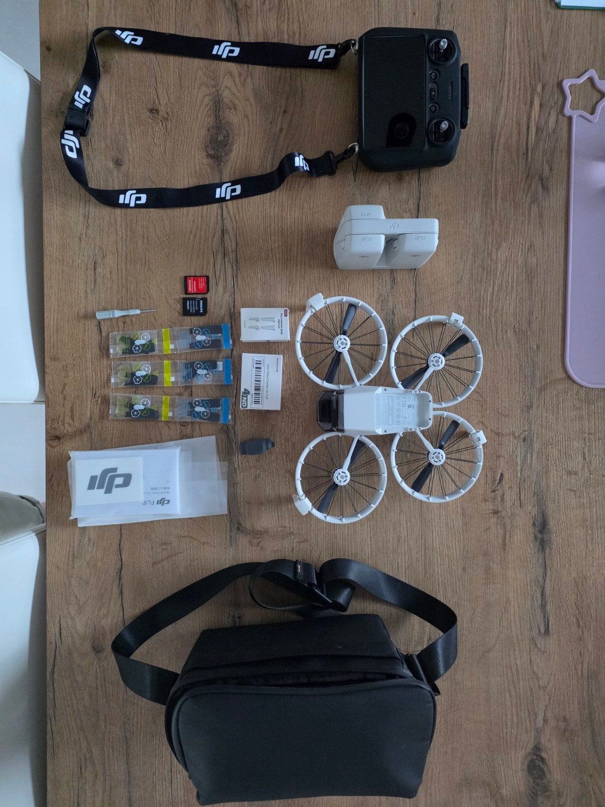dji flip fly More Combo, Audio, Tv en Foto, Ophalen, Zo goed als nieuw, DJI, Professionele drone
